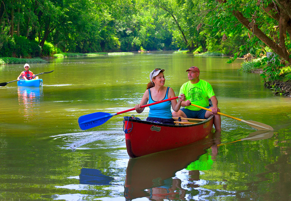 Canoe and kayak closeup