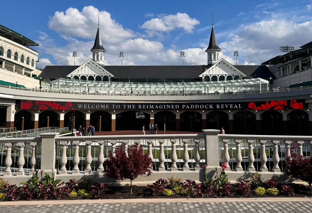 Churchill Downs paddock